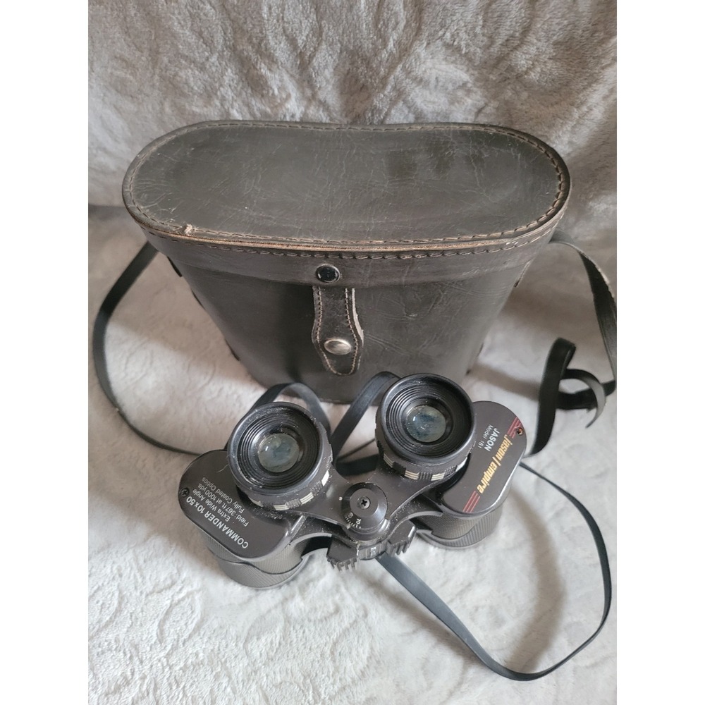 Jason Empire Commander 10x50 Extra Wide Angle Binoculars w Case Taiwan